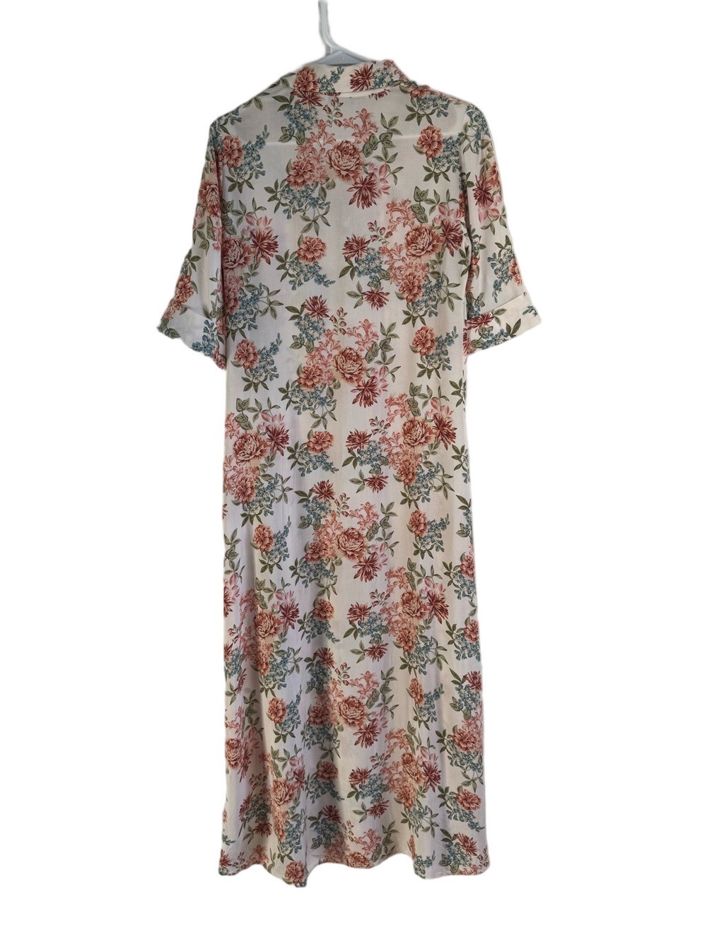 ZARA Prairie Floral Button Front Dress - Picture 14 of 17